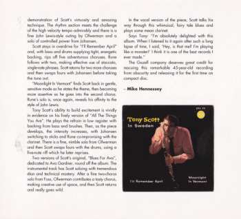 CD Tony Scott: Swinging In Sweden