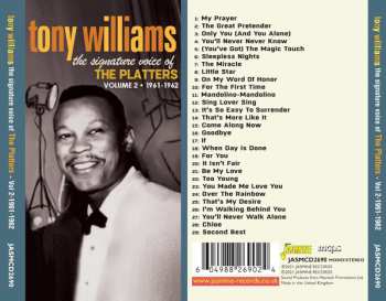 CD Tony Williams: The Signature Voice Of The Platters Volume 2 1961-1962