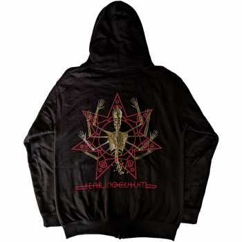 Merch Tool: Tool Unisex Zipped Hoodie: Skeleton Tour 2022 (back Print) (small) (ex-tour) S