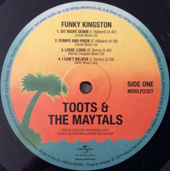 LP Toots & The Maytals: Funky Kingston