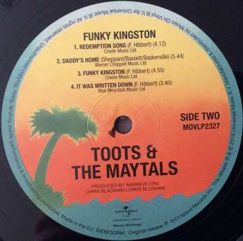 LP Toots & The Maytals: Funky Kingston