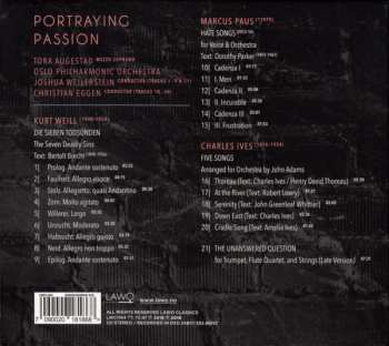 CD Oslo Filharmoniske Orkester: Portraying Passion (Works By Weill / Paus / Ives)