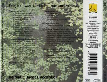 CD Torbjörn Iwan Lundquist: Metamorphoses - Works For Accordion