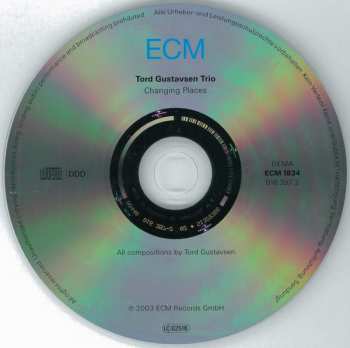 CD Tord Gustavsen Trio: Changing Places