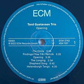 LP Tord Gustavsen Trio: Opening