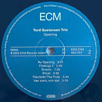 LP Tord Gustavsen Trio: Opening