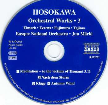 CD Mihoko Fujimura: Orchestral Works • 3