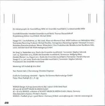 CD Toshio Hosokawa: Voyage VIII | Voyage X Nozarashi | Stunden-Blumen | Arc Song | Lied