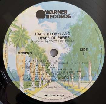 LP Tower Of Power: Back To Oakland