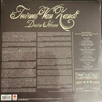 2LP Townes Van Zandt: Down Home CLR | LTD