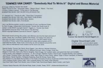 LP Townes Van Zandt: Somebody Had To Write It