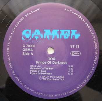 LP Tox: Prince Of Darkness