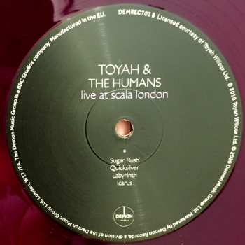 2LP Toyah: Live At Scala London CLR