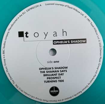 LP Toyah: Ophelia's Shadow CLR