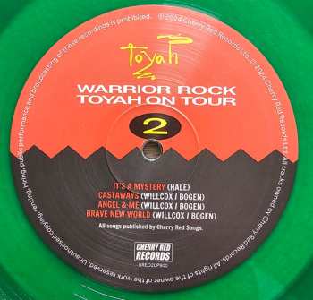2LP Toyah: Warrior Rock - Toyah On Tour CLR | LTD