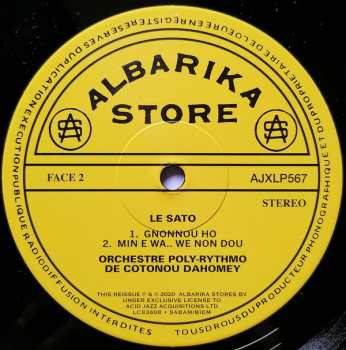 LP T.P. Orchestre Poly-Rythmo: Le Sato