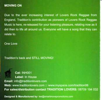 CD Tradition: Moving On