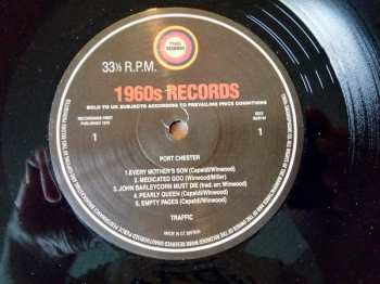 LP Traffic: Port Chester 1970