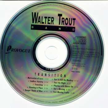 CD Walter Trout Band: Transition