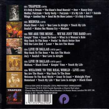 6CD/Doos Trapeze: Don't Stop The Music Complete Recordings Vol 1 1970 - 1992
