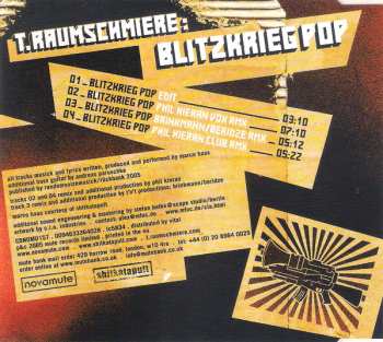CD T.Raumschmiere: Blitzkrieg Pop