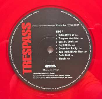 LP Ry Cooder: Trespass (Original Motion Picture Score)  LTD | NUM | CLR