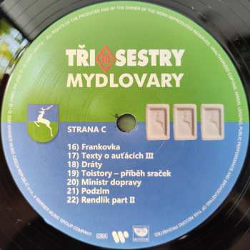 2LP Tři Sestry: Mydlovary (Remastered 2023)