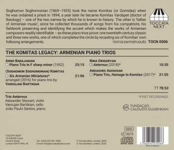 CD نيسم جلال: The Komitas Legacy (Armenian Piano Trios)