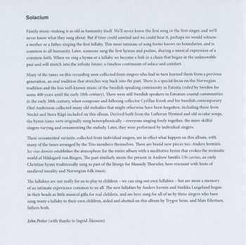 Blu-ray/SACD Trio Mediæval: Solacium