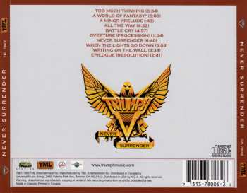 CD Triumph: Never Surrender