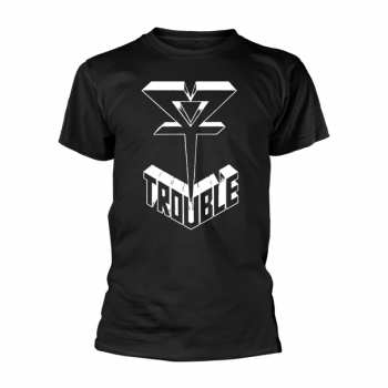 Merch Trouble: Tričko Logo Trouble 1 (black) S