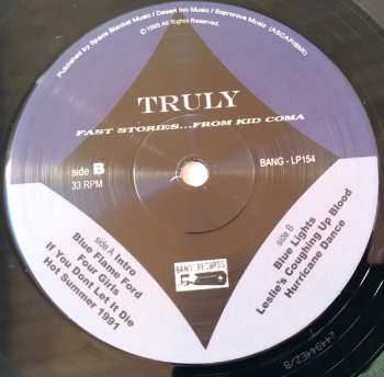 2LP Truly: Fast Stories...From Kid Coma LTD
