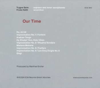 CD Frode Haltli: Our Time