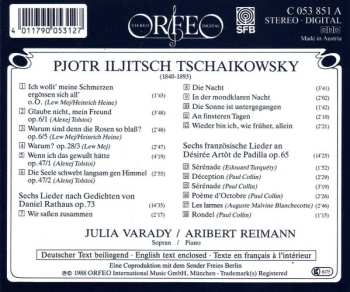 CD Pyotr Ilyich Tchaikovsky: Lieder 