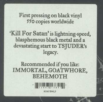 LP Tsjuder: Kill For Satan LTD