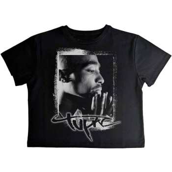 Merch Tupac: Dames Crop Top Spray Photo