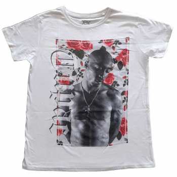 Merch Tupac: Dames T-shirt Floral