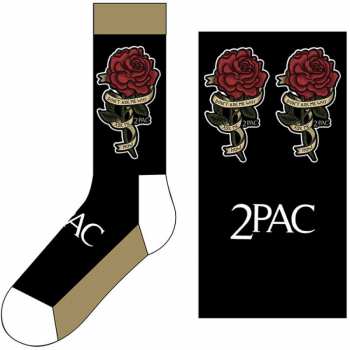 Merch Tupac: Enkelsokken Rose