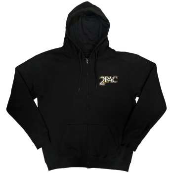 Merch Tupac: Hoodie Met Rits Crown Seal