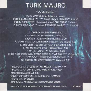 CD Turk Mauro: Love Songs
