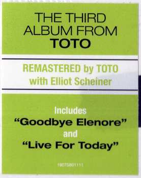 LP Toto: Turn Back