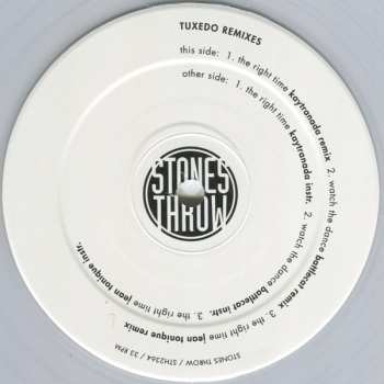 LP Tuxedo: Tuxedo Remixes CLR