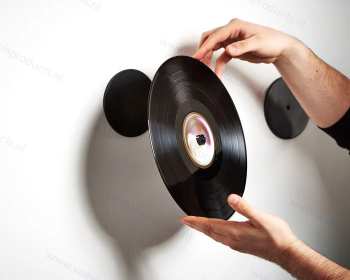 Audiotechnica Twelve Inch Adapter Vinyl Wall display