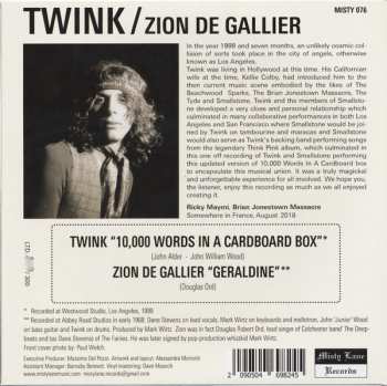 SP Twink: 10,000 Words In A Cardboard Box / Geraldine LTD | NUM