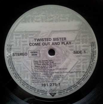 LP Twisted Sister: Come Out And Play