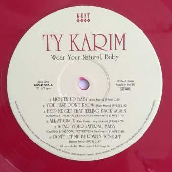 LP Ty Karim: Wear Your Natural, Baby CLR