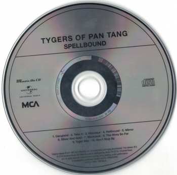 CD Tygers Of Pan Tang: Spellbound
