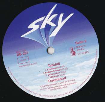 LP Tyndall: Traumland