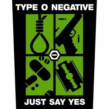 Merch Type O Negative: Rugpatch Just Say Yes