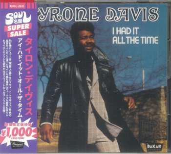 CD Tyrone Davis: I Had It All The Time